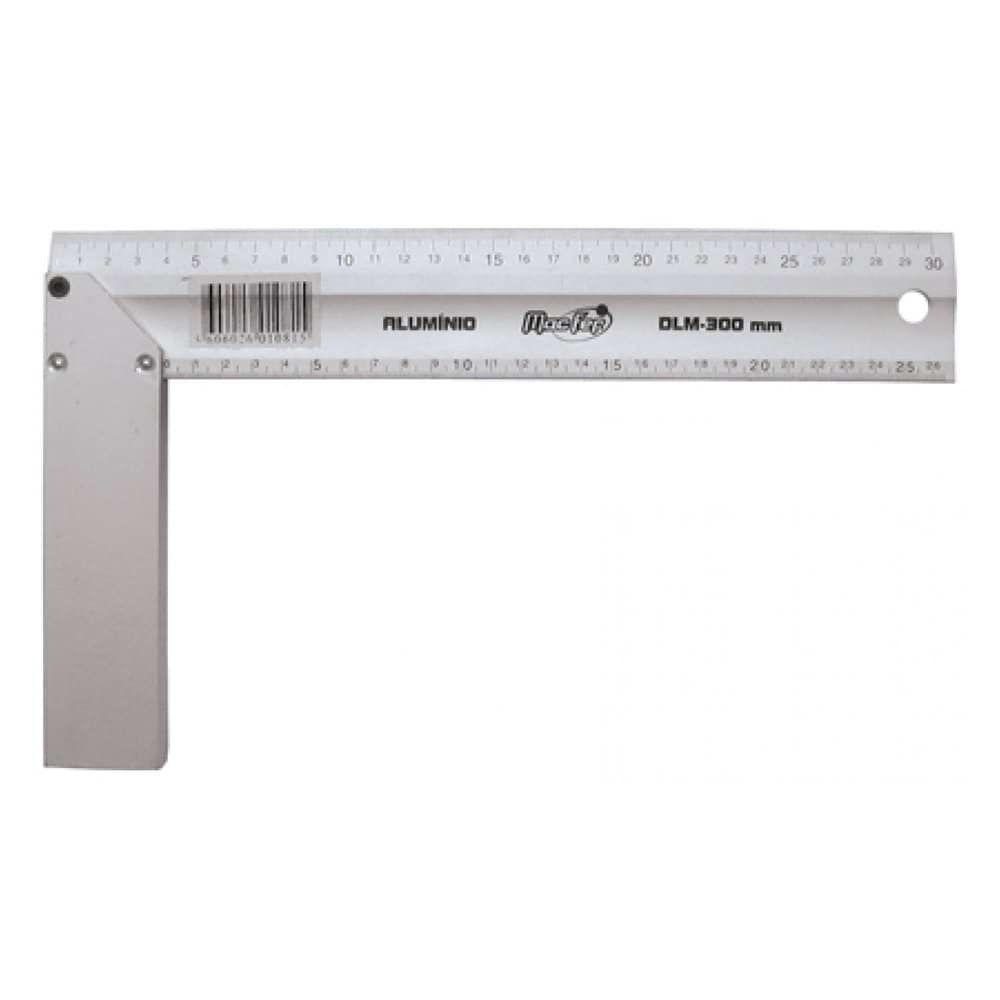 Macfer Esquadro Alumínio DLM 300mm Ref. 010.0081