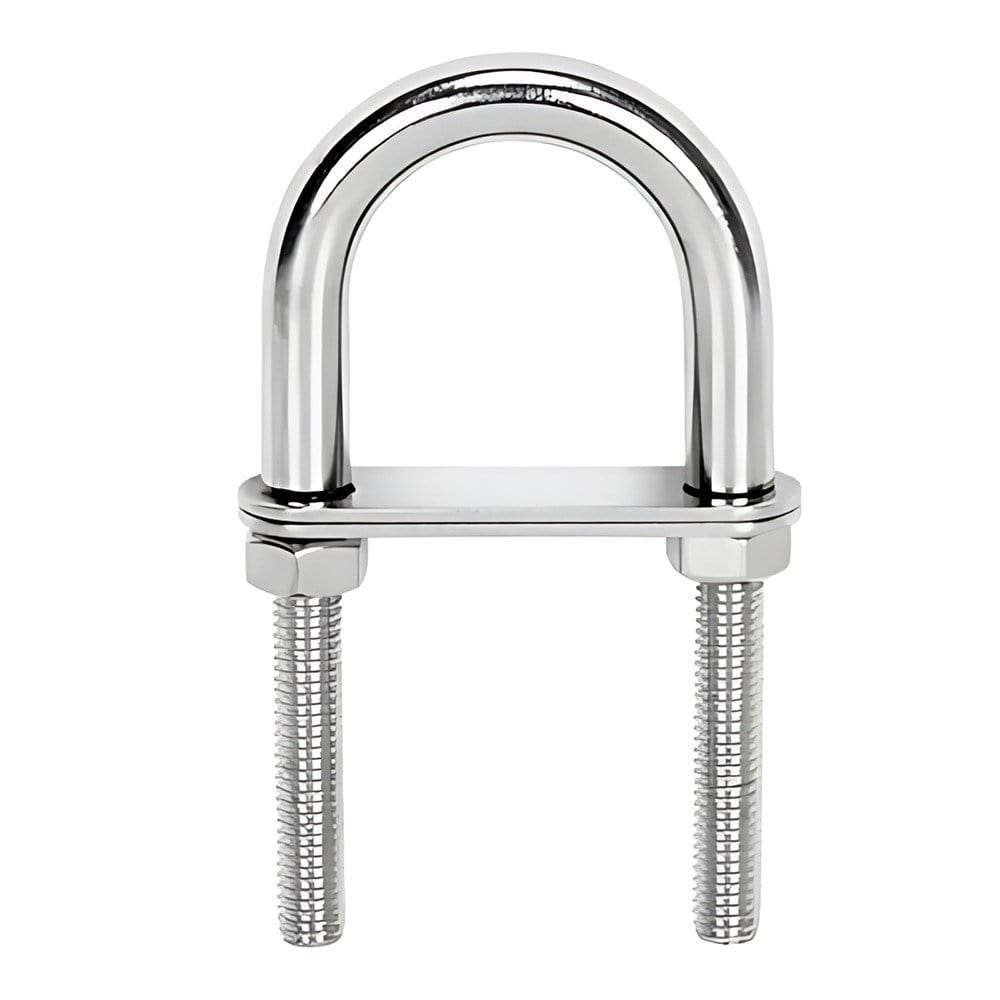 Macfer Alça "U" Roscada Inox A4 6001 M12 130mm Ref. 035.0310