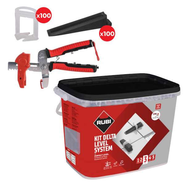 Rubi Kit Delta Level System 1,5mm (3-12mm) 