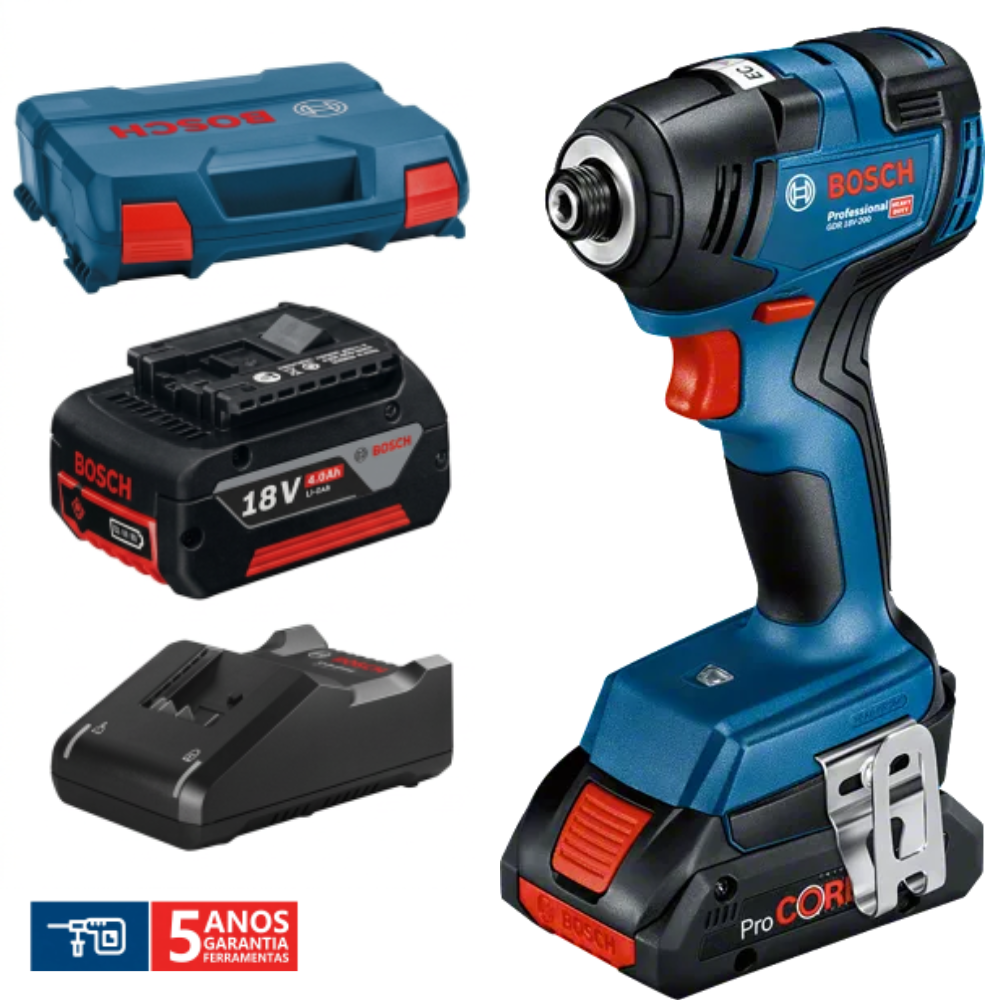 Aparafusadora de Impacto GDR 18V-200 Professional Bosch 06019J2107