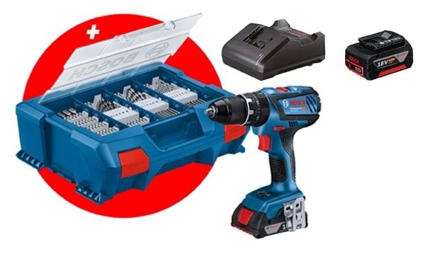 Berbequim c/ Percussão 18V 4.0Ah Bosch GSB 18V-28 Professional 06019E710B