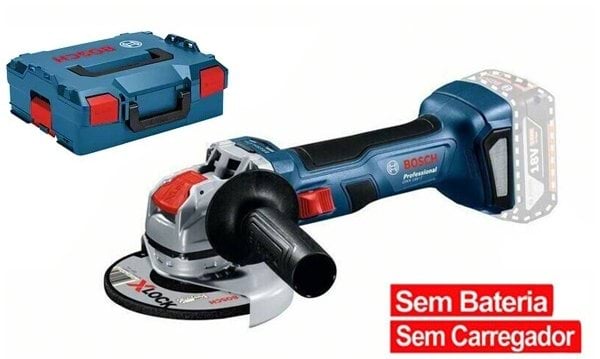 Rebarbadora X-Lock 115mm BOSCH GWX 18V-7 Professional 06019H9104