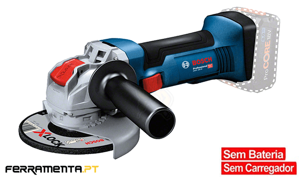 Rebarbadora X-LOCK 125mm Bosch GWX 18V-8 Professional 