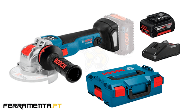 Mini Rebarbadora X-LOCK 125mm Bosch GWX 18V-8 Professional
