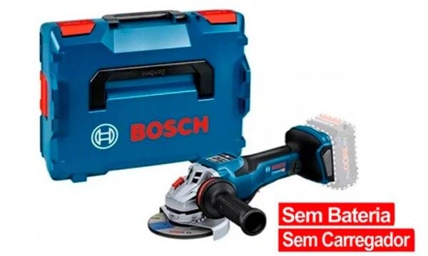 Bosch Rebarbadora 125mm GWS 18V-8 Professional 06019N9001