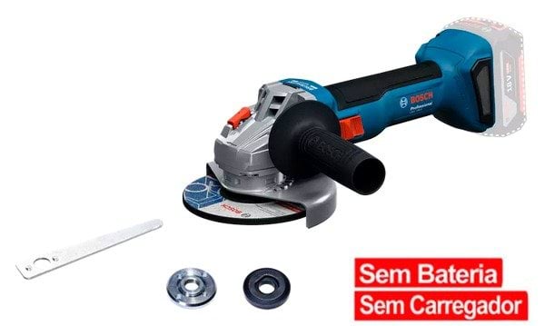 Bosch Rebarbadora 125mm GWS 18V-8 Professional 06019N9004