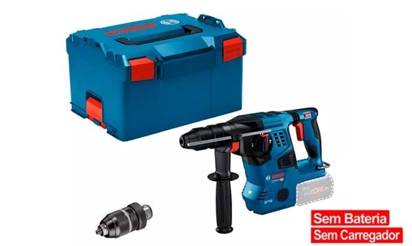Martelo Perfurador SDS plus GBH 18V-28 CF Bosch 0611921001 