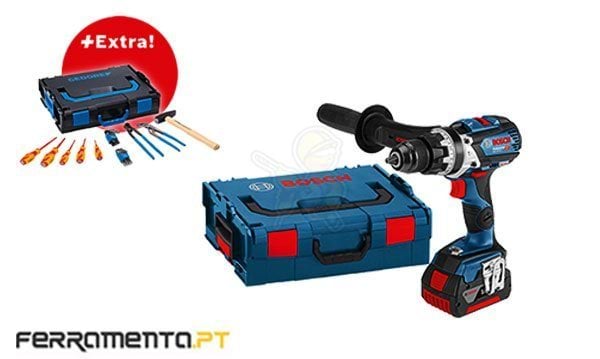 Berbequim com percussão Bosch GSB 18V-85 C Professional Promo