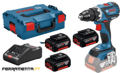 Berbequim C/ Percussão 5,0Ah Bosch GSB 18V-60 C Professional