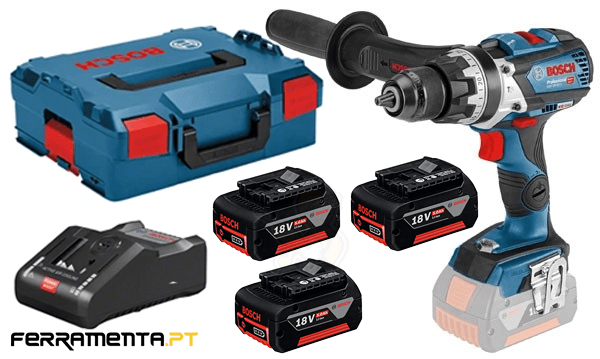 Berbequim c/ percussão 5,0Ah Bosch GSB 18V-110 C Professional
