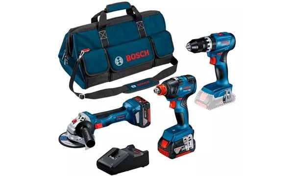 Kit Combo GSB 18V-45 + GDX 18V-200 + GWS 18V-7 Bosch 0615990N31 