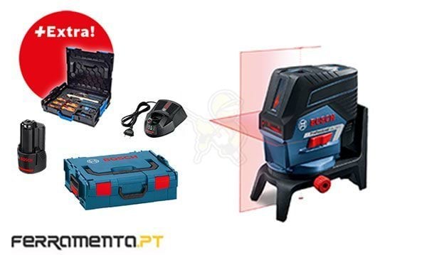 Nível de Laser Bosch GCL 2-50 C + RM2 + Bateria 12V + BM3 Professional