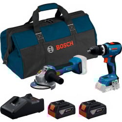 Kit GSB 18V-65 + GWS 18V-8 Professional Bosch 0615A5008Z