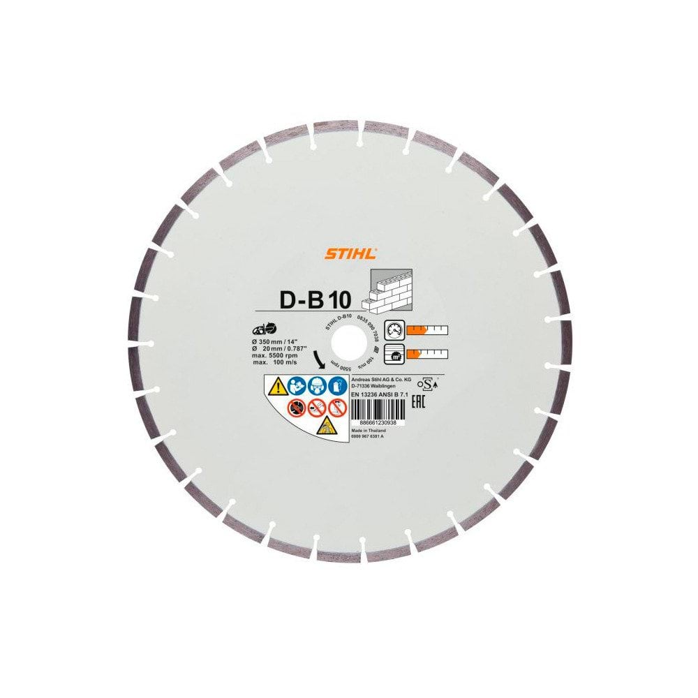 Discos de Diamante D-B10 300mm Stihl 08350907051