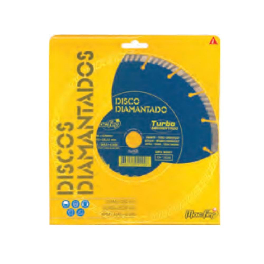 Macfer Disco Diamantada Turbo Segmentado 115mm Ref. 092.0021