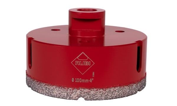 Broca Diamante DryGrés 100mm Rubi - 57907 