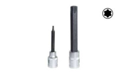 Chave de Caixa 1/2” T25x100mm Torx Longa Kroftools 1261025