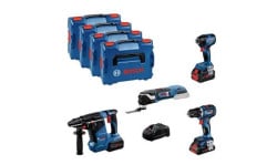 Kit 4 Ferramentas Professional 18V Bosch 0615990N34