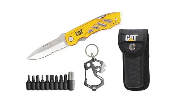 Conjunto de Canivete Multifuncional e Bits 31 Pcs Cat 106868