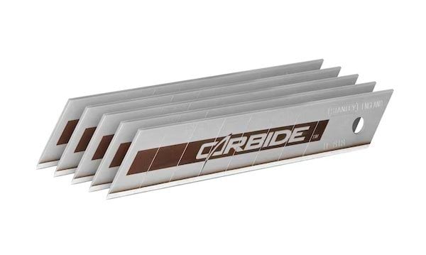 Lâminas Carbide 18mm - 5 Uni Stanley STHT0-11818