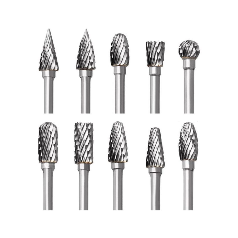 Conjunto de 10 Fresas HSS Great Tool GTBRRO10000