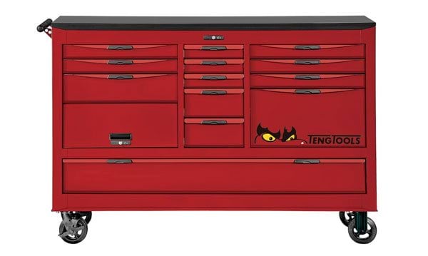 Carro de Ferramentas Pro Beast 67” 13 Gavetas Teng Tools TCW814N