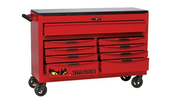 Carro de Ferramentas Pro 53” 9 Gavetas Teng Tools TCW809N