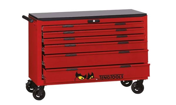 Carro de Ferramentas Pro 53” 6 Gavetas Teng Tools TCW806LN