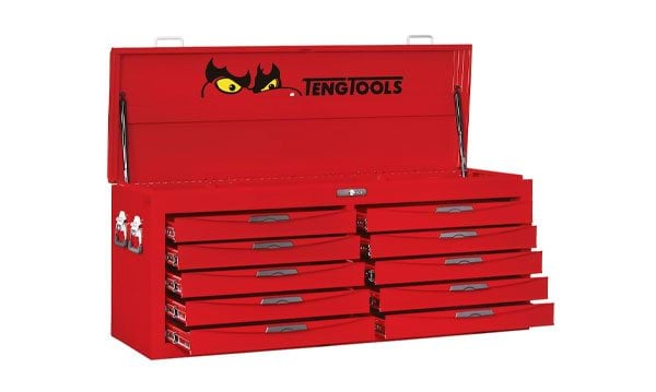 Caixa de Ferramentas Pro 53” 10 Gavetas Teng Tools TC810N
