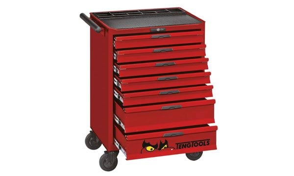 Carro de Ferramentas Pro 26” 7 Gavetas Soft Close Teng Tools TCW907X