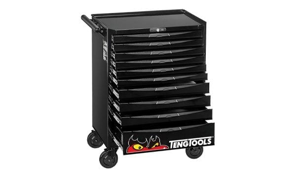 Carro de Ferramentas Pro 26” 10 Gavetas Teng Tools TCW810NBK