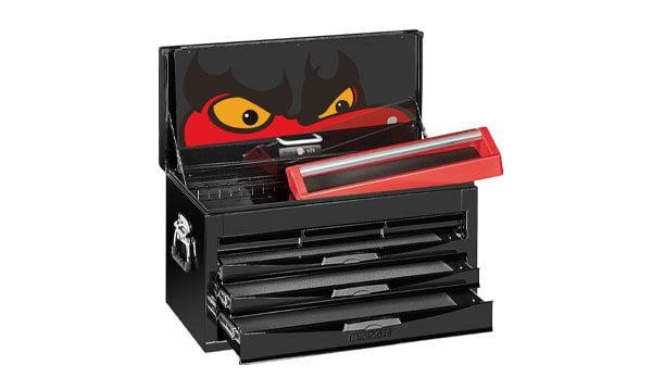 Caixa de Ferramentas Top Box 26” Pro 6 Gavetas Teng Tools TC806NBK