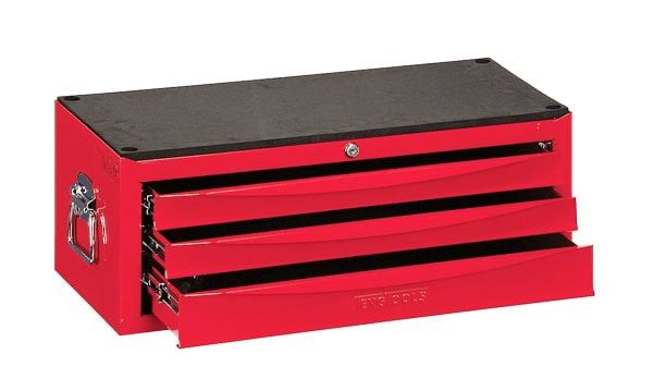 Caixa de Ferramentas Média 26” STD 3 Gavetas Teng Tools TC803SV
