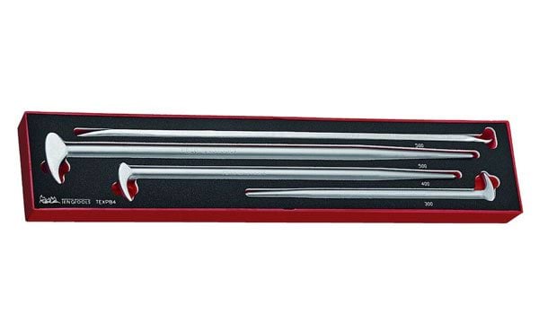 Jogo de Alavanca Rolo / Calcanhar FOAMX4 4Pcs Teng Tools TEXPB4