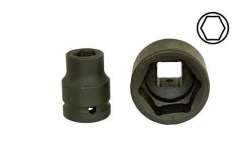 Chave Curta 3/4” Impacto 22mm Hexagonal Kroftools 3422