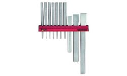 Kit de Punções e Cinzeis c/ Rack de Parede 10Pcs Teng Tools WRPC10