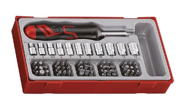 Jogo de Chaves de Roquete Angulares TT1 64Pcs Teng Tools TTMDRT64