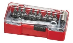 Conjunto de Bits Misto c/ Roquete de Bits 29Pcs Teng Tools TJ1429
