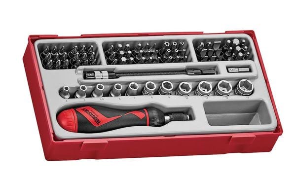 Jogo de Pontas de Chave c/ Roquete TT1 84Pcs Teng Tools TTMDR84