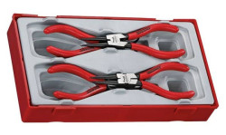 Teng Tools Kit de Alicates CirClip Pro 19-60mm TT1 4Pcs TT474-7E