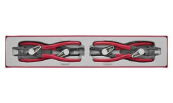 Teng Tools Kit de Alicates CirClip Pro 40-100mm TTX4 4Pcs TTX474-9E