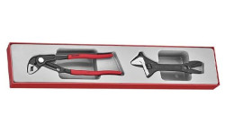 Teng Tools Kit de Alicate e Chave Ajustável TTX4 2Pcs  TTXMB02