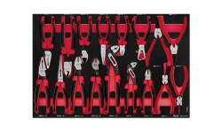 Teng Tools Jogo de Alicates FOAM4X4 17Pcs TTEMB17