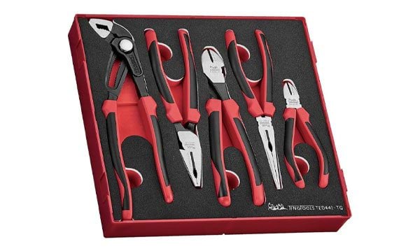 Jogo de Alicates TPR Grip Q FOAM2 5Pcs Teng Tools TED441-TQ