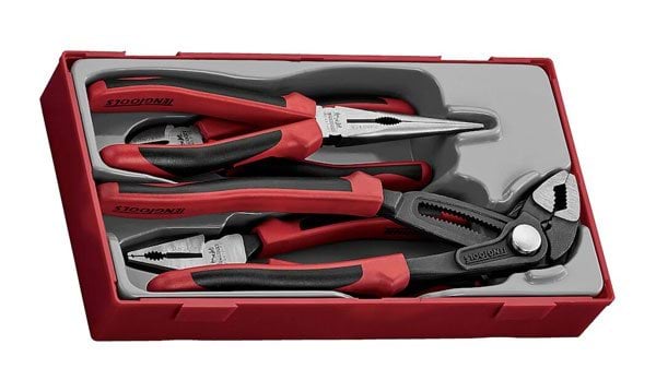 Jogo de Alicates TPR Grip Q TT1 4Pcs Teng Tools TT440-TQ