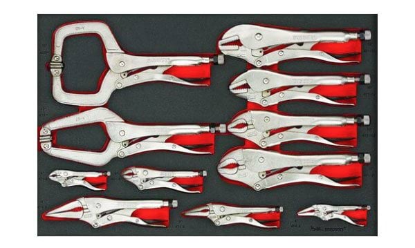 Teng Tools Jogo de Alicates Power Grip FOAM4X4 11Pcs TTEVG11