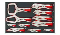 Teng Tools Jogo de Alicates Power Grip FOAM4X4 11Pcs TTEVG11