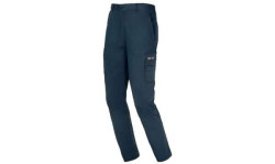 Calças Multi-bolsos em Algodão Azul Industrial Starter XXL