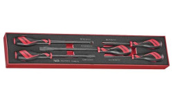 Kit Chaves de Fenda Power Through FOAMX4 5Pcs Teng Tools TEXMDTN