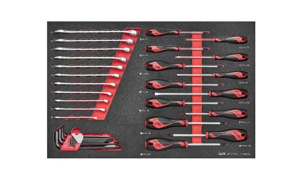 Teng Tools Jogo de Chaves Mistas FOAM4X4 33Pcs  TTEMD33